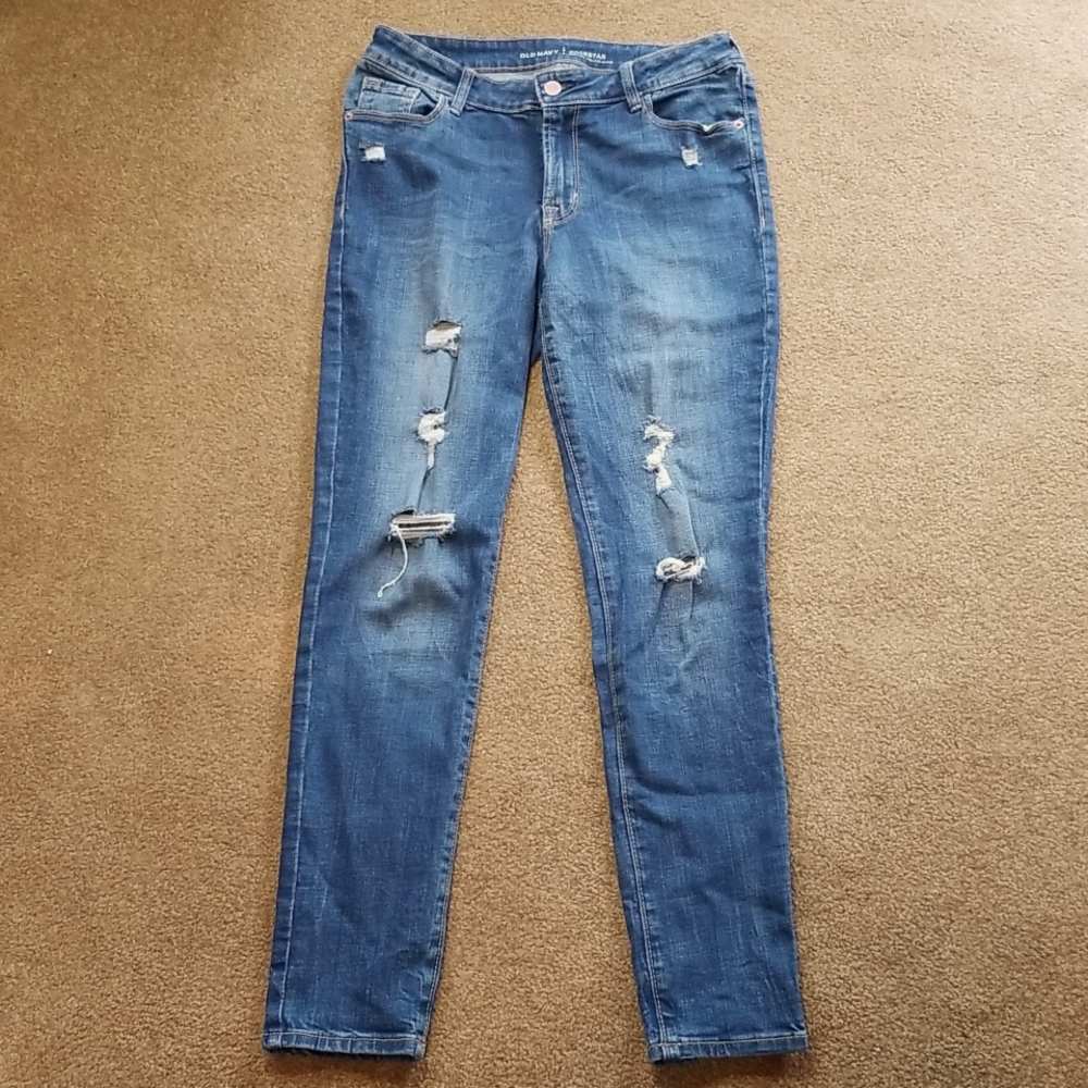 Distressed Jeggings